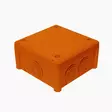 Jakorasia E90 IP66 116x116x60 mm oranssi - Jako- ja kytkentärasiat - 87820 - 2