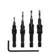 Counter sink drill set 4 pcs - Poranterät ja poranteräsarjat - 1480 - 1