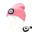 Mössa med LED-lampa 1W rosa usb laddningsbar - Panlampor - 9840 - 1