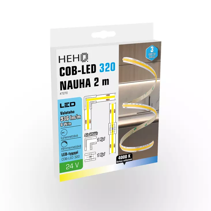 Led strip light 50 m 230V 9W/m - LED-nauhat - 7270 - 1