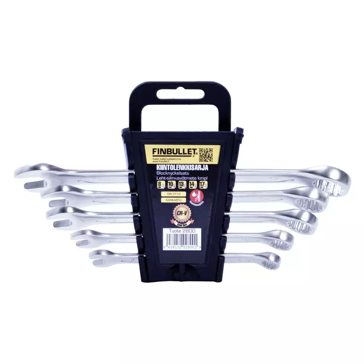 Blocknyckelsats 5 st 8/10/13/14/17 mm Cr-V - Blocknycklar och -satser - 2800 - 1
