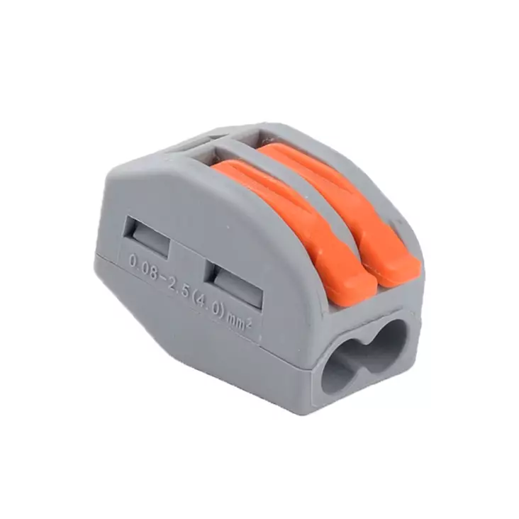 Push wire terminal 2-pin 20 pcs - Rasialiittimet - 8740 - 1