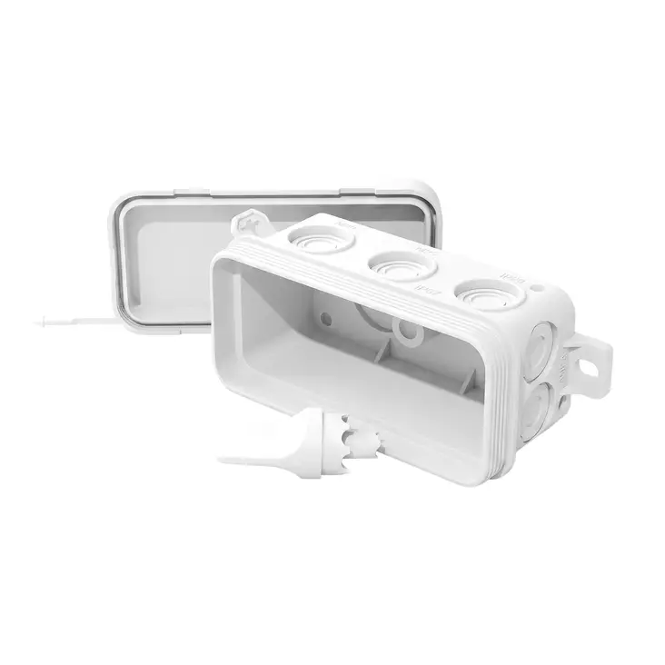 Jakorasia IP54 89x43x37 mm valkoinen - Jako- ja kytkentärasiat - 87800 - 1