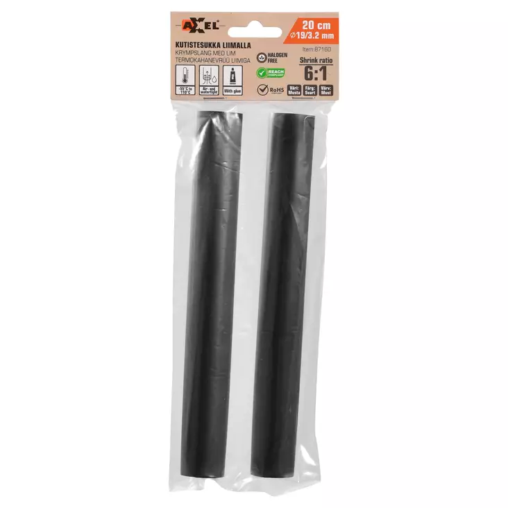 HEAT SHRINKABLE TUBING 100PC/SET 1,5-13.0mm SHRI. SPACE 100mm - Kutistesukat - 87160 - 1