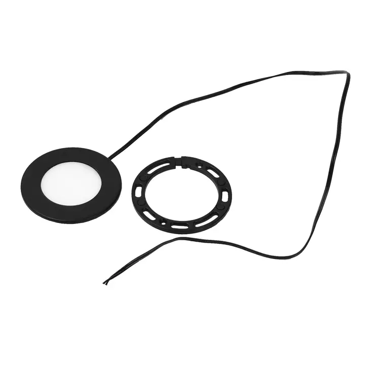 LED-alasvalo 12V 76x7 mm 3000K Musta - Valaisimet - 7610 - 1