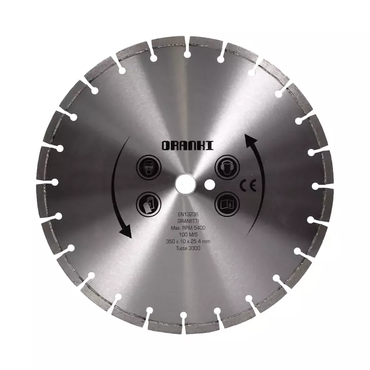 Oranki Timanttilaikka graniitti 350x10x25,4mm - Timanttilaikat ja timanttikuppilaikat - 3300 - 1