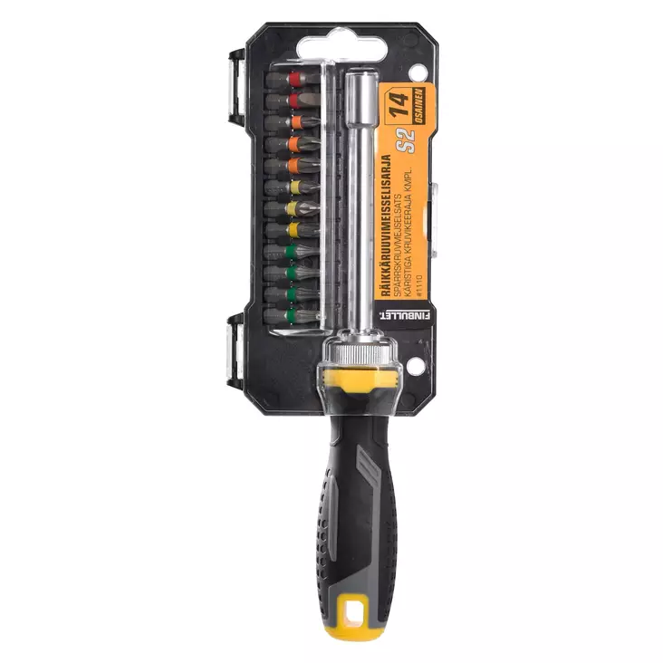 Ruuvimeisseliräikkä 14in1 CrV S2 - Skruvverktyg - 1110 - 1