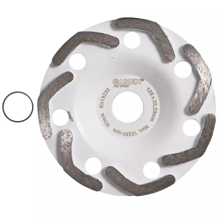 Camex Timanttikuppilaikka 125 mm (7 segmenttiä / 8 mm) - Timanttilaikat ja timanttikuppilaikat - 3730 - 1