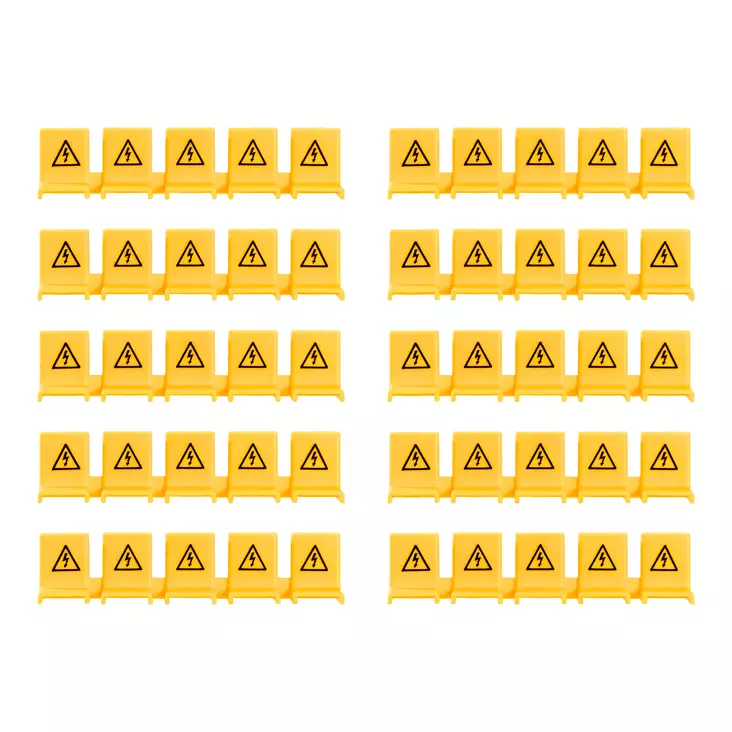 Virtakiskon kosketussuoja 5-os 10kpl - Ryhmäkeskukset ja tarvikkeet - 87540 - 1