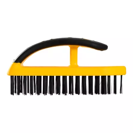 Soft grip carbon 5x8 rows metal - Käsiteräsharjat - 1641 - 2