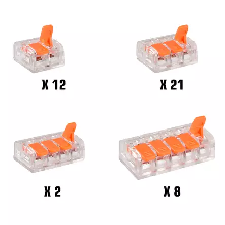 Finbullet vipurasialiitinsarja 43 kpl - Liittimet - 8751 - 2