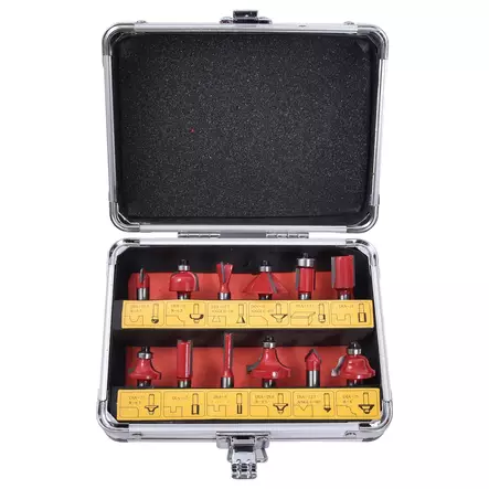 Hårdmetallfrässats 12 st. - Frässtål och fräsfilar - 1501 - 1