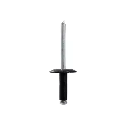 Finbullet Vetoniitti alumiini 4,8 × 16 mm, laippa 16 mm, 25 kpl, musta - Vetoniittipihdit ja niitit - 2771 - 2