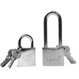 Hänglås 2 x 50 mm normal och lång, 3 nycklar - Lås - 2501 - 1