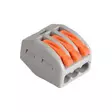 PUSH WIRE TERMINAL 3-PIN 15 PCS SET - Rasialiittimet - 8741 - 1