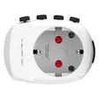 Travel adaptor 2/3 pole+USB A world - Matkailija-adapterit - 7941 - 3
