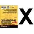 Letter sticker X, 100 mm - Tarranumerot ja kirjaimet - 8861 - 1
