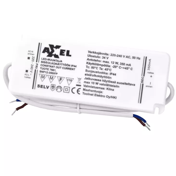 LED-transformator 220-240 12W constant current - LED-transformatorer - 7661 - 1