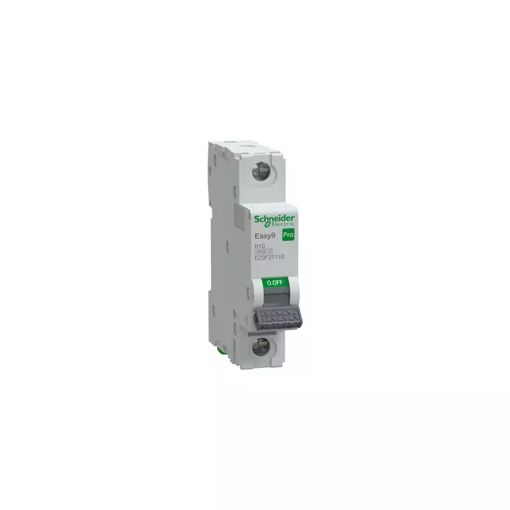 Easy9 MCB 1C10 6kA Schneider Electric - Ryhmäkeskukset ja tarvikkeet - 78481 - 1