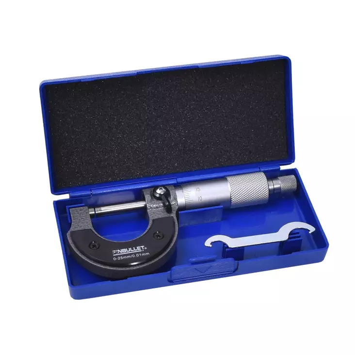 Mikrometer 0-25 x 0,01 mm - Precisionsmätutrustning och skjutmått - 1831 - 1
