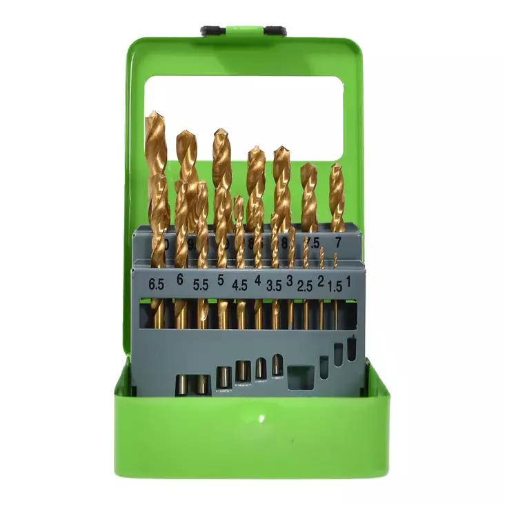 Drill set 19 pcs 1-10 mm - Poranterät ja poranteräsarjat - 1701 - 1