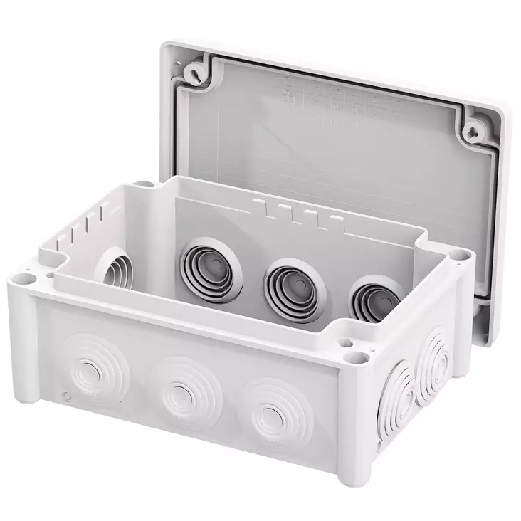 Jakorasia 153x205x87mm IP66 harmaa - Eldosor - 87811 - 1