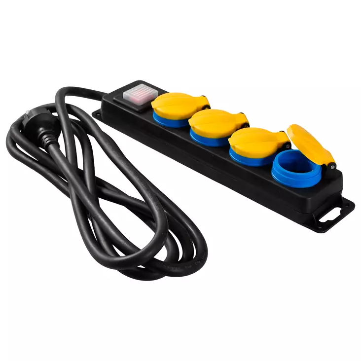 Kempten Jatkojohto kytkimellä 3 m H07RN-F 3G 2.5 mm² - Jatkojohdot - 8531 - 1
