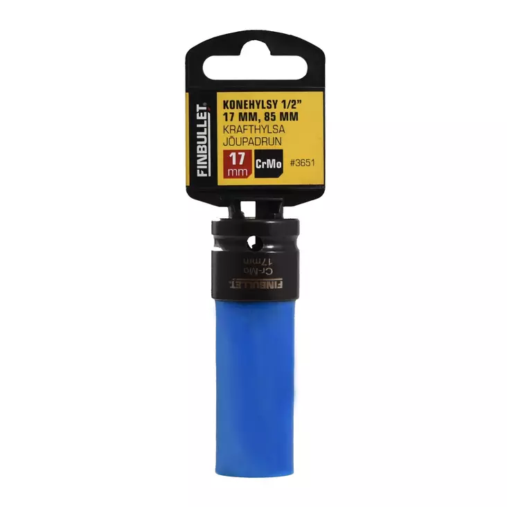 Konehylsy 1/2" 17mm 85mm Cr-Mo - Hylsor - 3651 - 1
