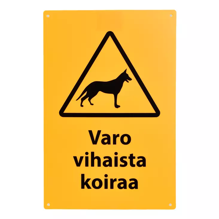 Opaste varo vihaista koiraa - Vägvisare och skyltar - 89091 - 1
