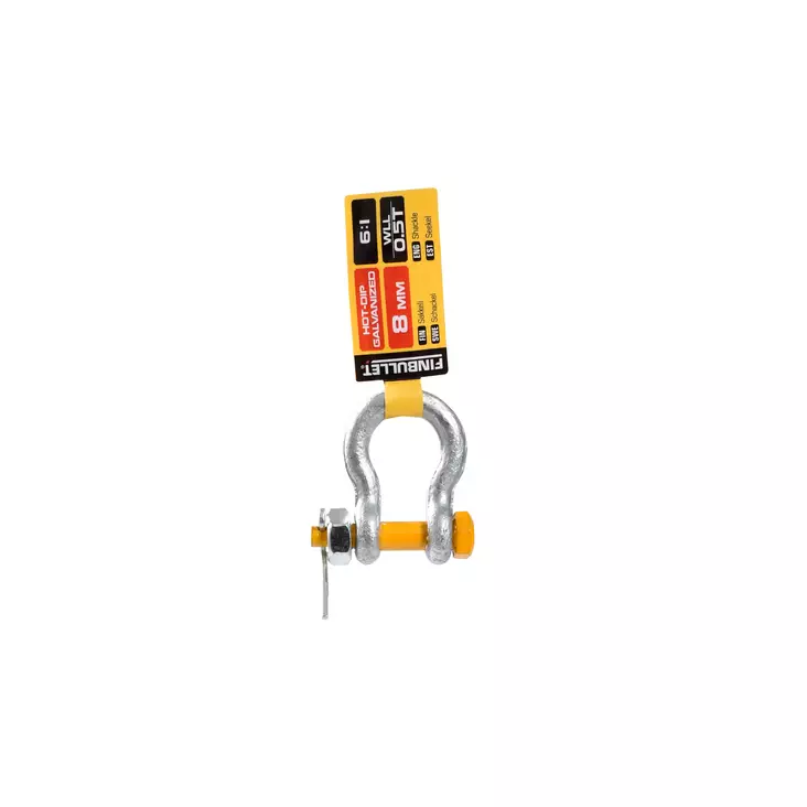 Finbullet Sakkeli 8 mm 0,5 t 6:1 sinkitty EN13889 1 kpl - Sokat, haat, sakkelit ja tarvikkeet - 4741 - 1
