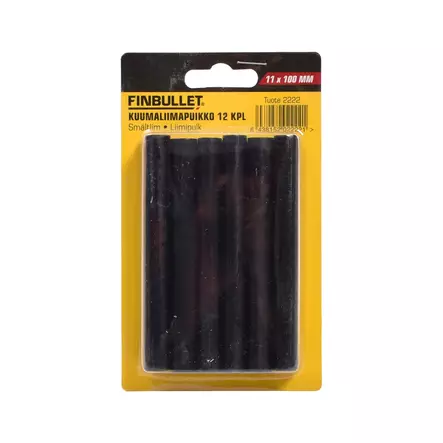 Smältlim 12 st 11*100 mm svart - Lim - 2222 - 2