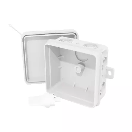 Jakorasia IP54 75x75x37 mm valkoinen - Jako- ja kytkentärasiat - 87802 - 1