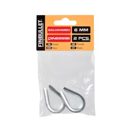 Koussi 6mm x 2kpl Din 6899B - Sokat, haat, sakkelit ja tarvikkeet - 4822 - 2