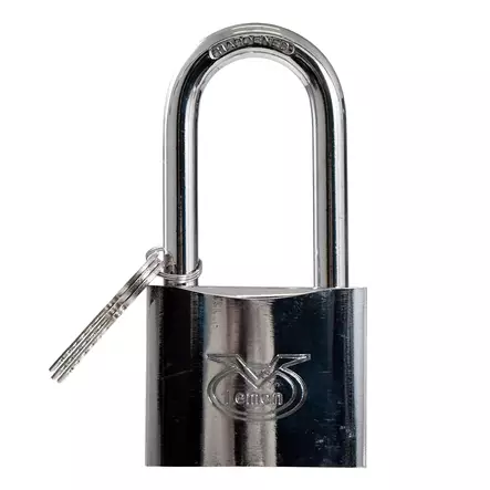 Padlock 75 mm CHROM - Lukot - 2462 - 2