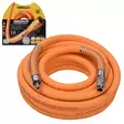 1/2" Orange YohkonFlex airhose W quick coupler and plug - Paineilmaletkut - 3092 - 3