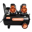 Kempten Ölytön ilmakompressori 4 hp / 50 L säiliö - Paineilmakompressorit - 3012 - 1