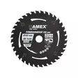 Pyörösahanterä Pro 165x20x1.6mm 36T 9200rpm Camex - Sirkkelinterät - 3722 - 1