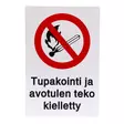 Tupakointi ja avotulen teko kielletty 20 - Vägvisare och skyltar - 8902 - 1