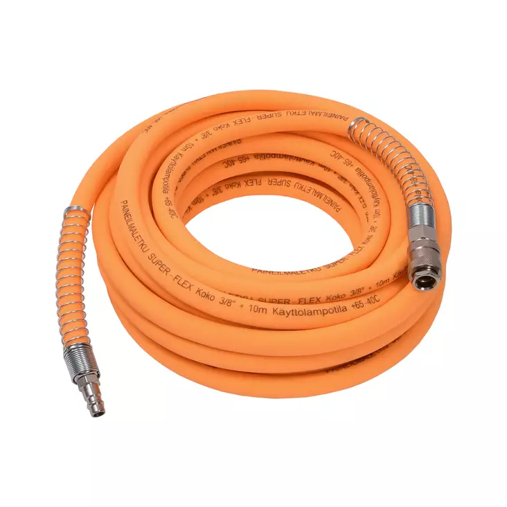 Tryckluftsslang 3/8" 10 m orange - Tryckluftsslangar - 3082 - 1