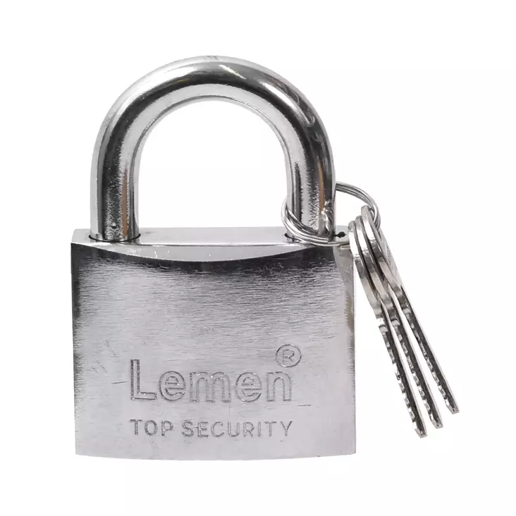 Padlock 75 mm CHROM - Lukot - 2512 - 1