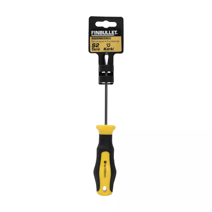 Finbullet Ruuvimeisseli SL4 x 100mm - Ruuvimeisselit - 4052 - 1