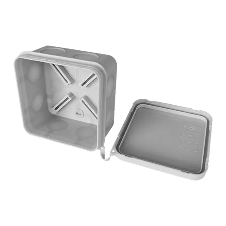 Kalvojakorasia 80x80x45.5mm IP65 FUSION - Eldosor - 87842 - 1