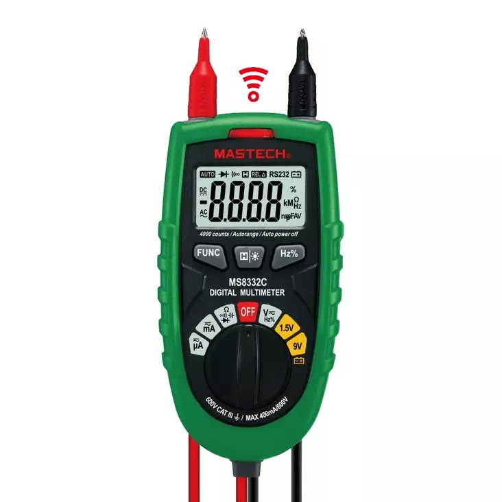 Mastech Taskumallinen yleismittari CAT III 600V - Yleismittarit - 8642 - 1