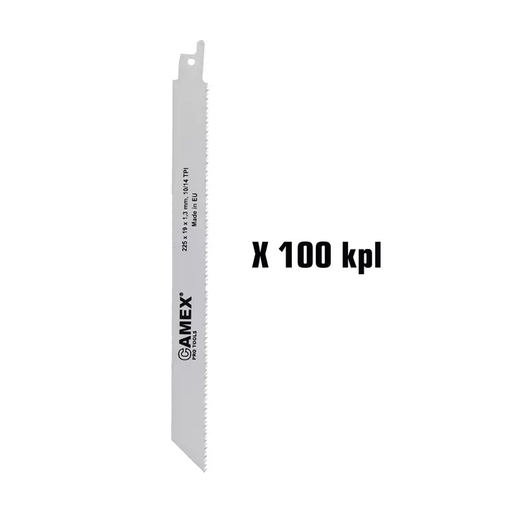 Puukosahanterä BiCo 225x19x1.3mm 10/14 T - Tiger- och sticksågblad - 2572 - 1