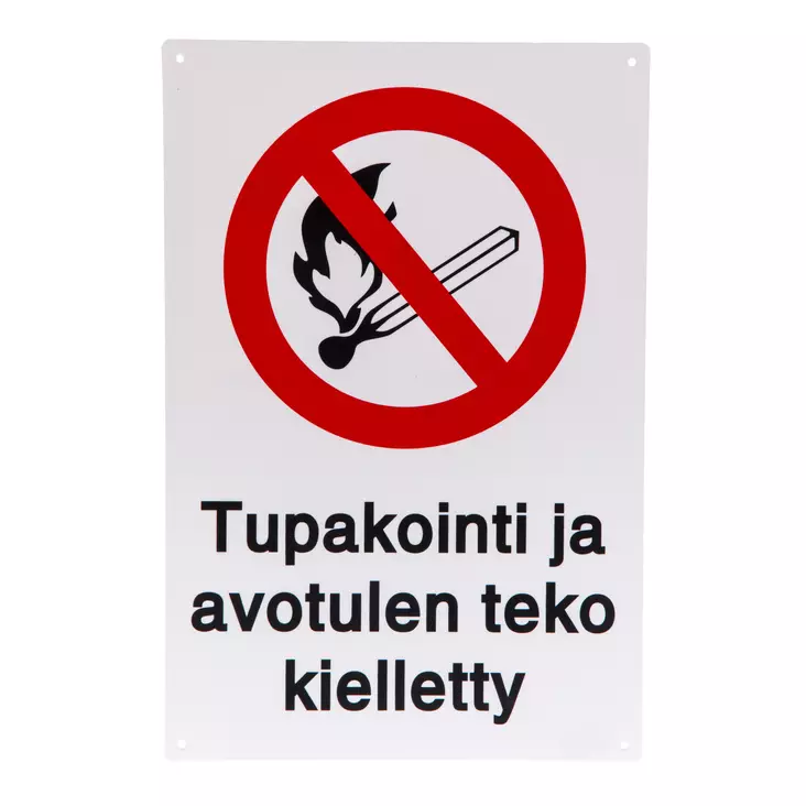 Tupakointi ja avotulen teko kielletty 20 - Vägvisare och skyltar - 8902 - 1