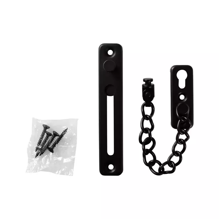 Finbullet Varmuusketju 160 mm musta - Lukot - 25002 - 1