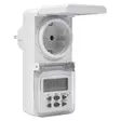 DIGITAL TIMER DAY/WK 10 PROGRMS 80A 50HZ IP44 230V 1800W WHITE - Ajastimet - 8023 - 1