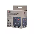 Påbyggnadspanel, 2 x USB 12 V - USB-kontakter, laddare och tillbehör - 8283 - 3