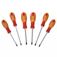 Screwdriver set 6 pc TX 20,25 PH 1,2 PZ 1,2 - Ruuvimeisselit - 1153 - 1