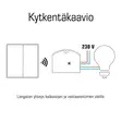 Wireless light switch 2 key Kinetic battery free - Valokatkaisimet - 7013 - 4